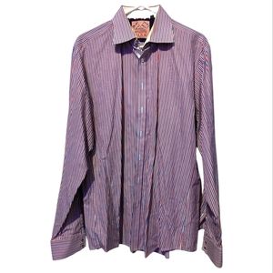 Perfect for the 4th!Thomas Pink Button down shirt Special Edition. Men's Large.‎
